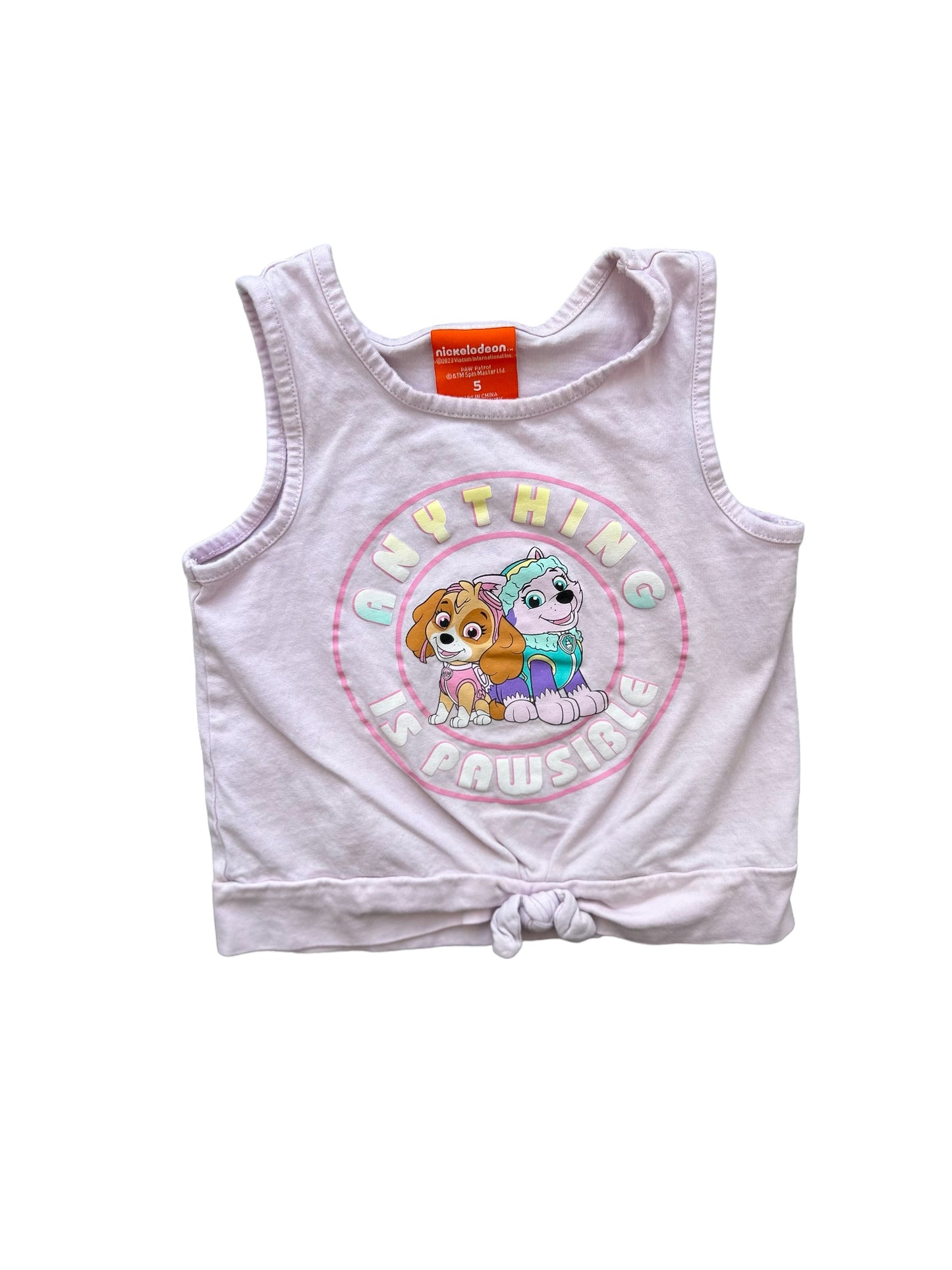 Camisole Pat Patrouille 5 ans