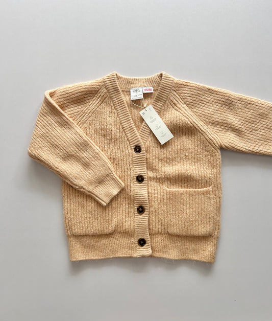 NEUF Cardigan de laine Zara 4/5 ans