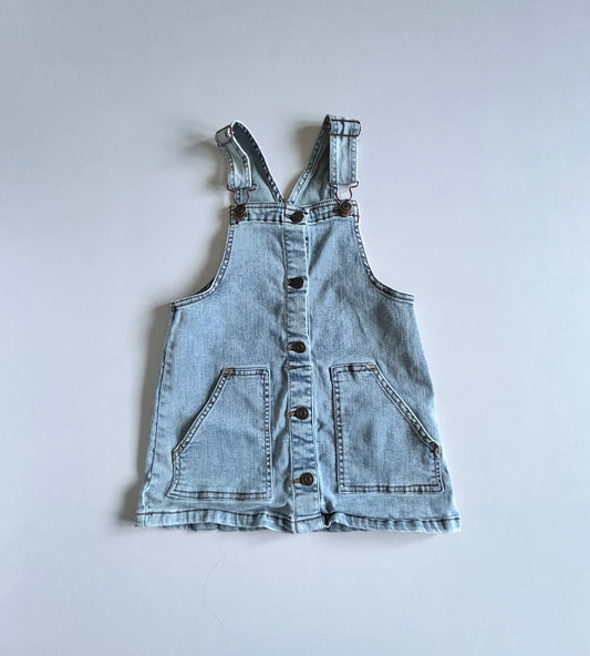 *Imparfait Robe Salopette Blumind 4 ans ( Fait Petite )