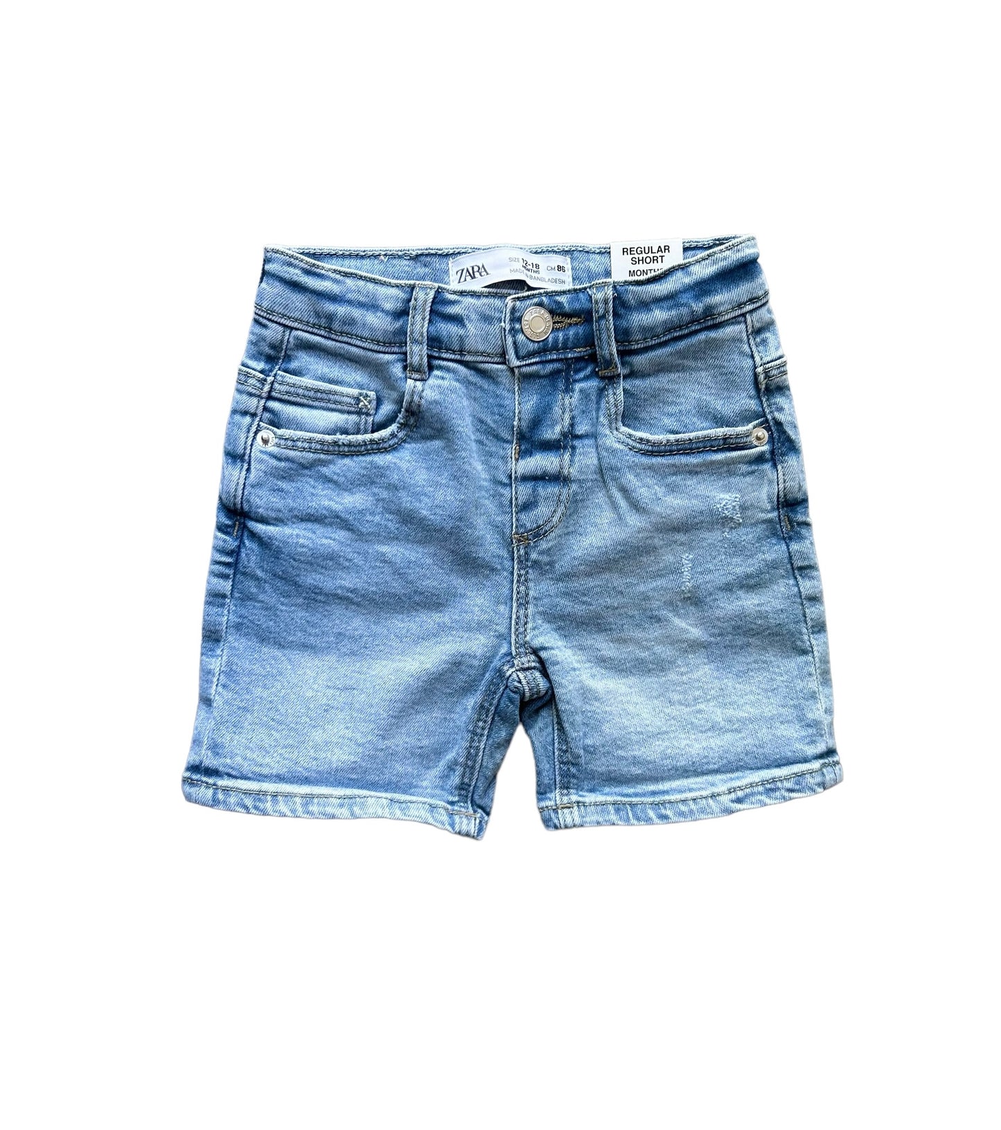 Short Jean Zara 12/18 mois neuve