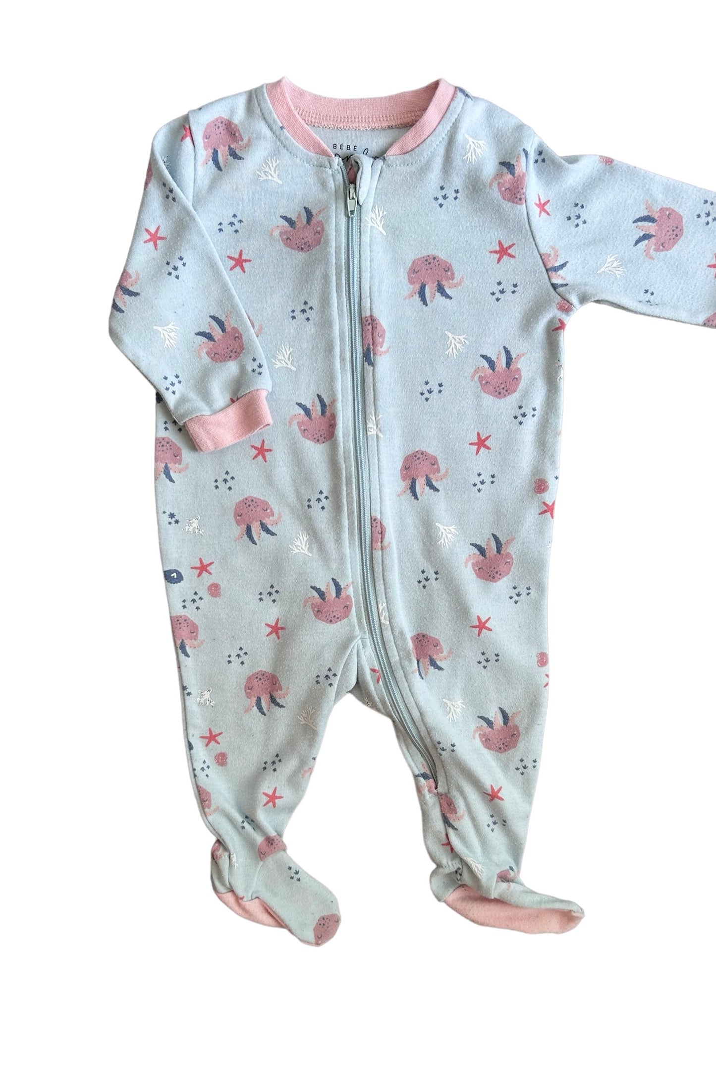 Pyjama Bébé Confort 3 mois ( Mousseux )